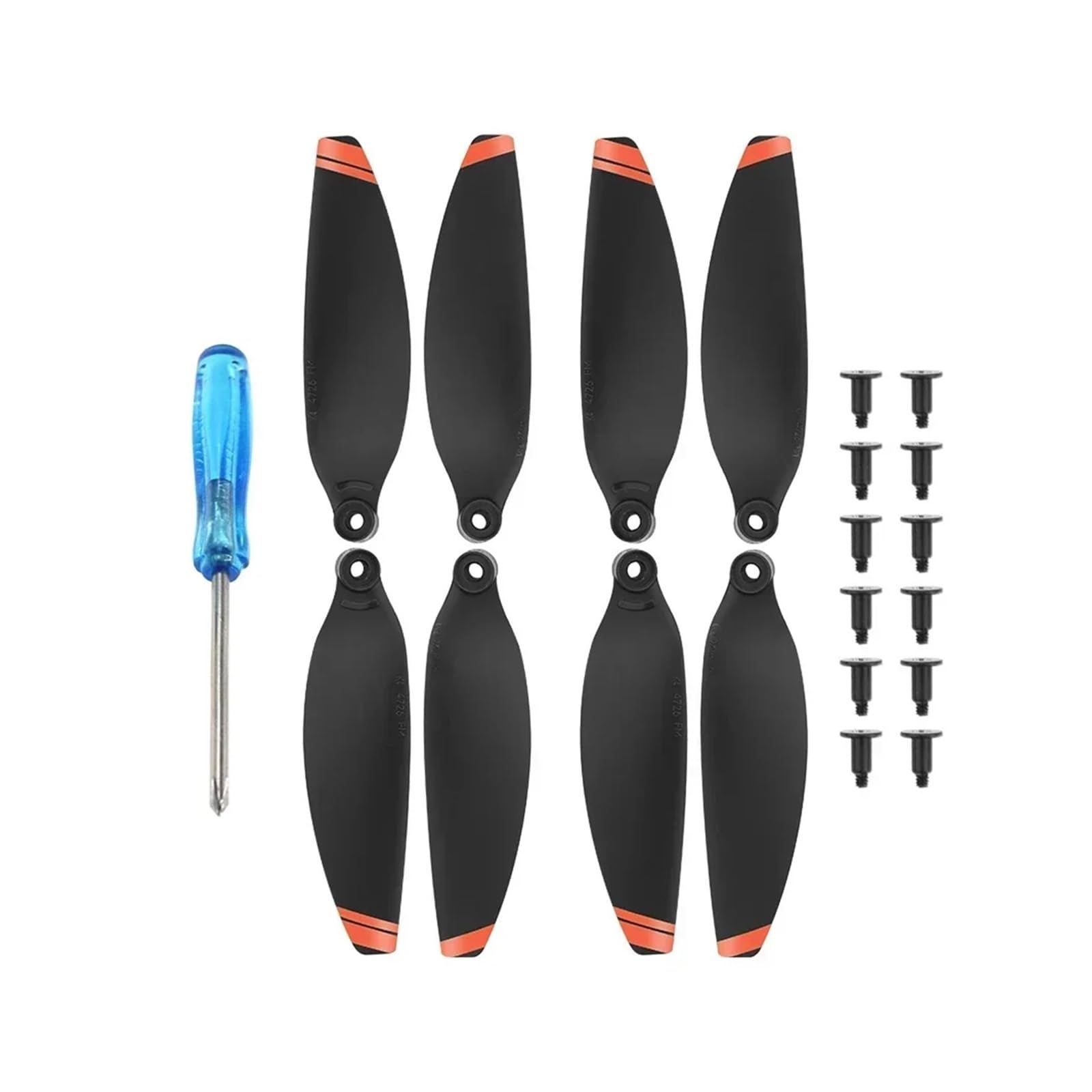 4726 for Propeller Laufrad Ersatz 4K/2/SE UAV Flügel Fan Ersatzteile Zubehör(Orange 2 pair) von MeVCWF