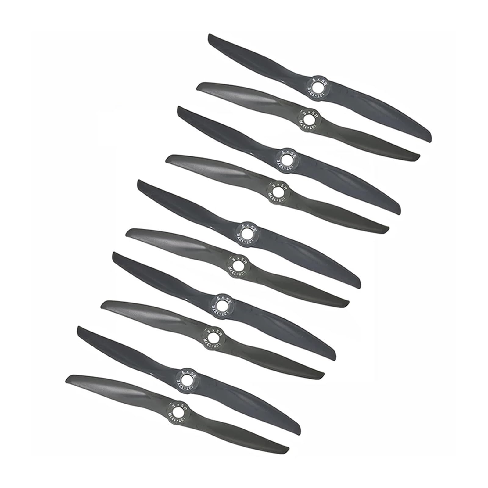 5 Pairs Geeignet for CW CCW Fiberglas Nylon Propeller 5050 6040 7050 7060 8040 8060 9045 9060 1050 1060 Control Flugzeug(5Pairs CW CCW 5X7.5) von MeVCWF
