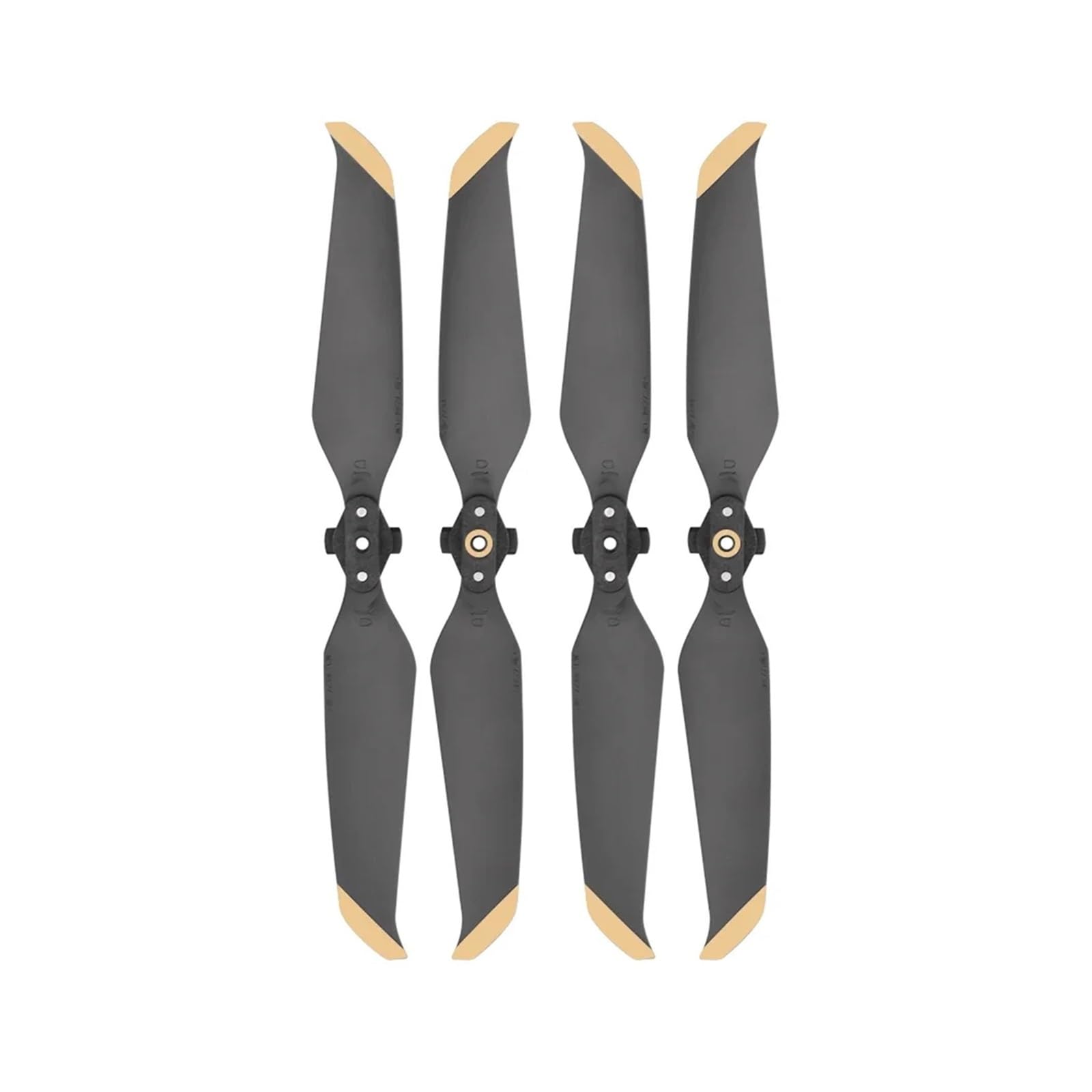 7238F for Propeller Air 2/2S UAV Geräuscharm Propeller Laufrad Fan for Air 2S/Air 2 Drone Zubehör(2 Pair Gold) von MeVCWF