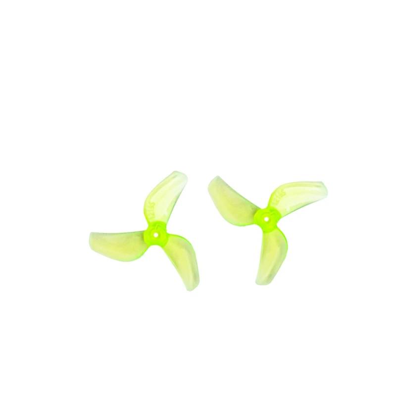 8 Paare for 1219S 31 mm 3 Laufrad 1 mm Ultraleichtpropeller, FPV Micro Drone 0702 29000KV DIY Quadcopter(8Pairs Yellow 1mm) von MeVCWF