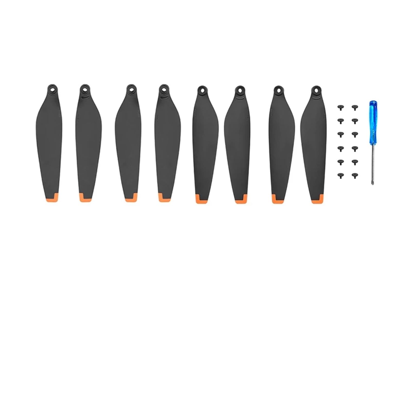 For 3 PRO Drone 6030 Propeller Laufrad Ersatz Leichte Flügel Fan Ersatzteile Zubehör(Orange Edge) von MeVCWF