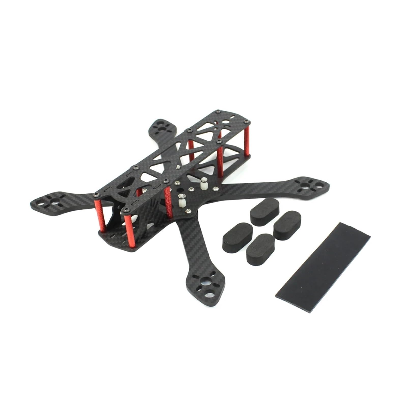 Geeignet for 220 mm, 250 mm, 215 mm/4 mm Armdicke, Carbonrahmen-Kit, FPV Racing Drone Quadcopter(220mm) von MeVCWF