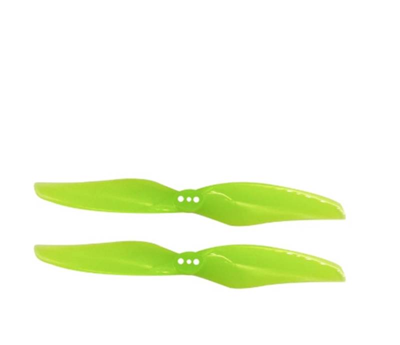 Geeignet for 4024 Dual Impeller Propeller 1,5 mm Loch T-Typ Schnittstelle Brushless 1408-1506 Motor, FPV Racing Toothpick Helikopter(4Pairs yellow) von MeVCWF