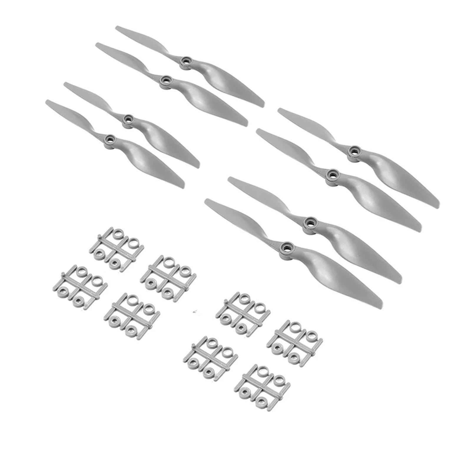 Geeignet for 5x5E 6x4E 6040 7X5E 8X4E 8X6E 9X6E 10X5E 12X6E CCW Nylon Propeller 2 Impeller Propeller, KV2200-2450 Motor(2PCS CCW 7X5E) von MeVCWF