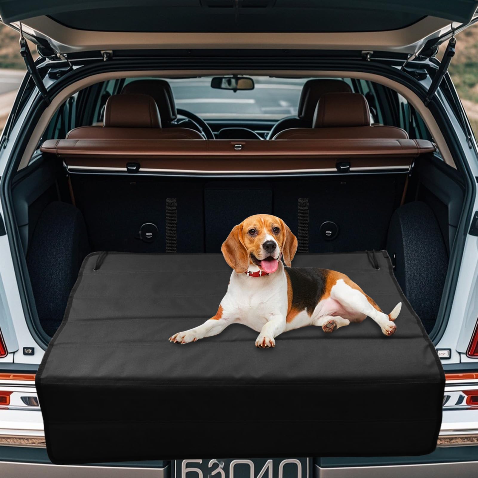 MeYuxg Ladekantenschutz Kofferraum 96 x 63 cm Auto Kofferraum Schutzmatte Hund, Faltbarer Stoßstangenschutz, Kofferraum Schutzmatte, Stoßstangenschutz, Verhindern Sie Kratzer aus Auto Fahrzeugstämmen MeYuxg Ladekantenschutz Kofferraum 96 x 63 cm Auto Kofferraum Schutzmatte Hund, Faltbarer Stoßstangenschutz, Kofferraum Schutzmatte, Stoßstangenschutz, Verhindern Sie Kratzer aus Auto Fahrzeugstämmen von MeYuxg
