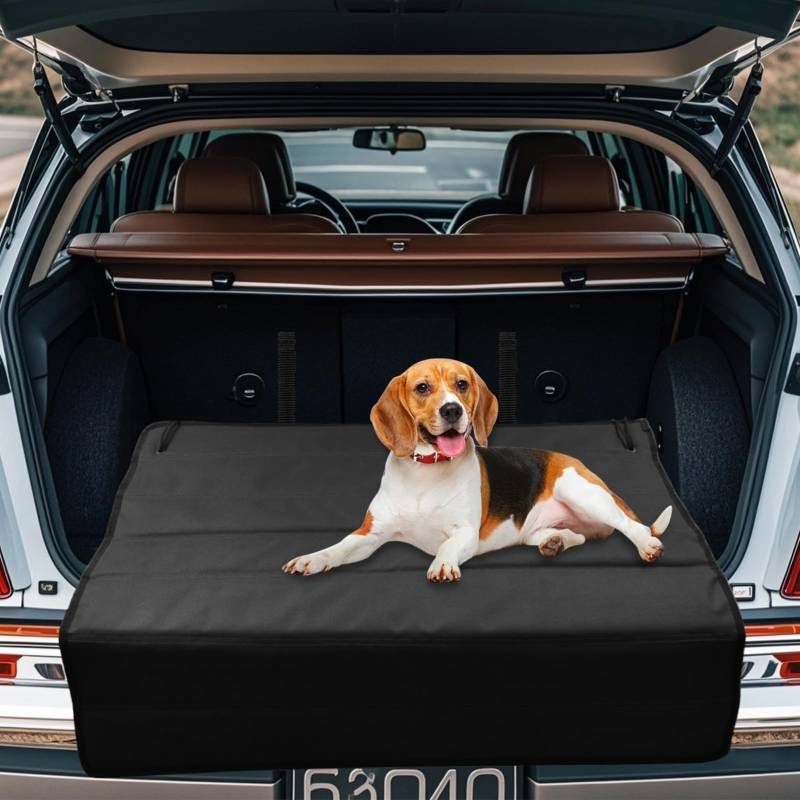 MeYuxg Ladekantenschutz Kofferraum 96 x 63 cm Auto Kofferraum Schutzmatte Hund, Faltbarer Stoßstangenschutz, Kofferraum Schutzmatte, Stoßstangenschutz, Verhindern Sie Kratzer aus Auto Fahrzeugstämmen von MeYuxg