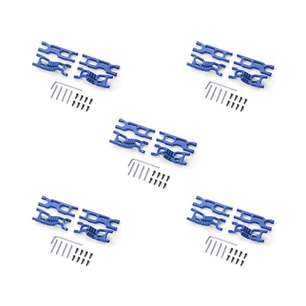 Querlenker vorne hinten unten für Mini-B Mini-T Offroad RC vorne hinten unten Querlenker Aluminiumlegierung verschleißfest, dunkelblau, 5 Stück Querlenker vorne hinten unten für Mini-B Mini-T Offroad RC vorne hinten unten Querlenker Aluminiumlegierung verschleißfest, dunkelblau, 5 Stück von Mealoodiousmusea