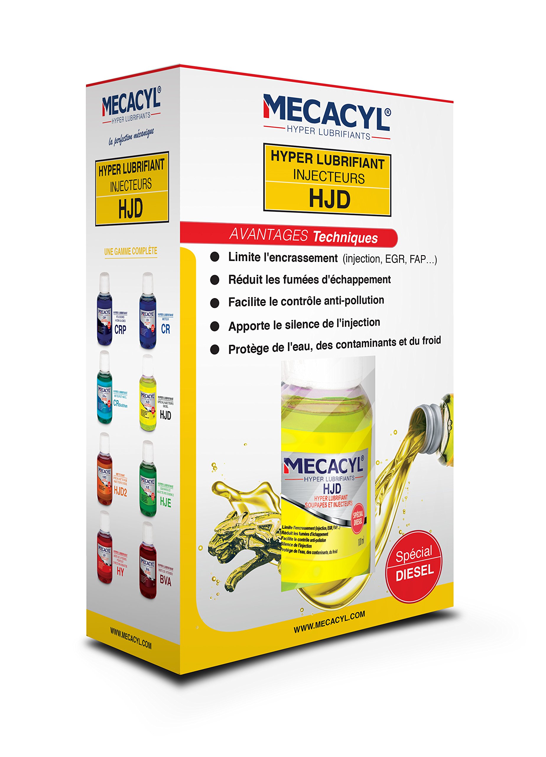 Mecacyl HJD Hyper-Lubrifiant - Injection Diesel/olejki gazowe [5 en 1] - 200 ml von Mecacyl