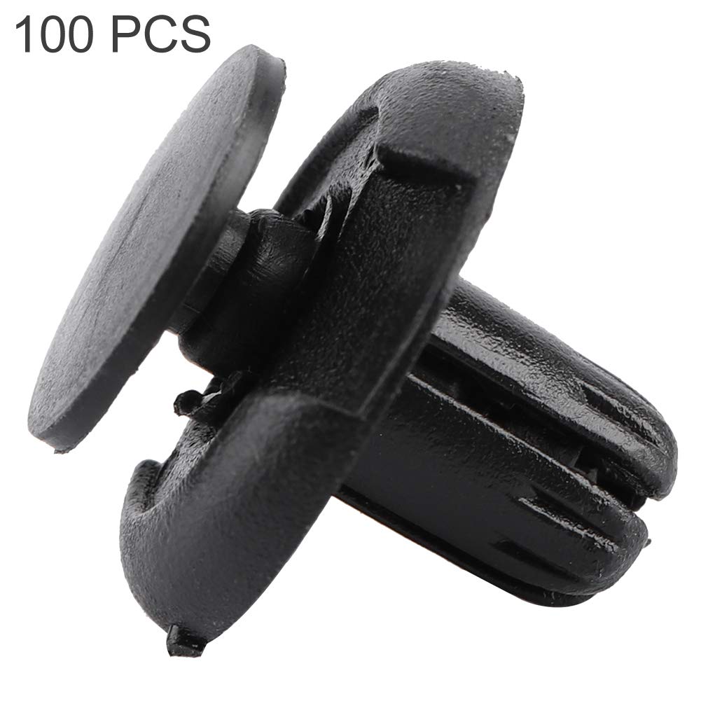 Autobefestigungselemente Plastikniet-Zierklammern für 91501-S04-003 Ersatz Kit Accord CR-V Insight Black 20 Pack (Einhundert Packungen) von MechKit