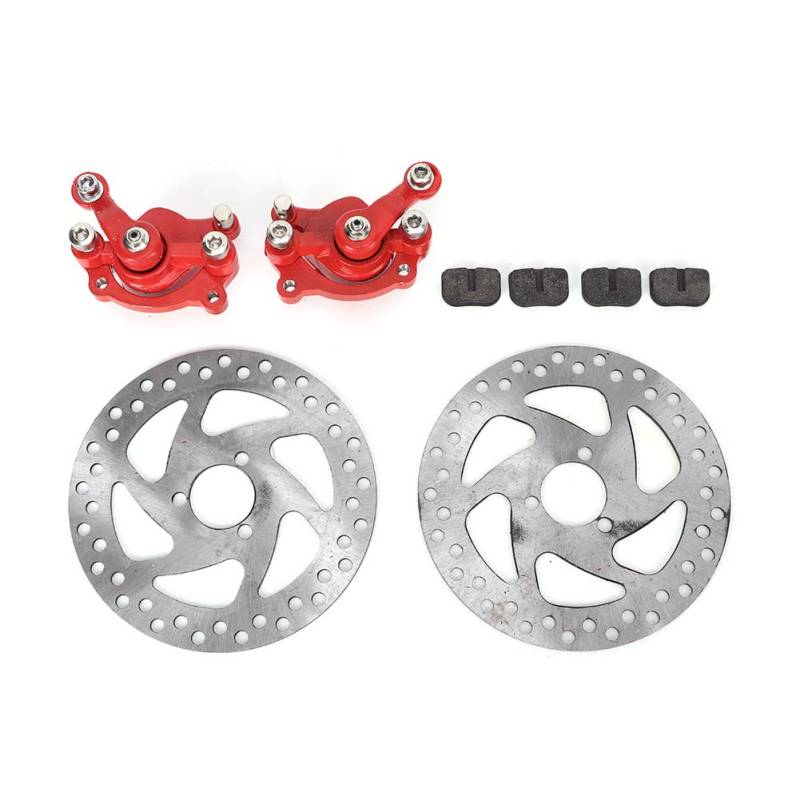Heckbremse Bremssattel Pad Set Langlebige stabile Reibung für Electric Scooter ATV 49cc von MechKit