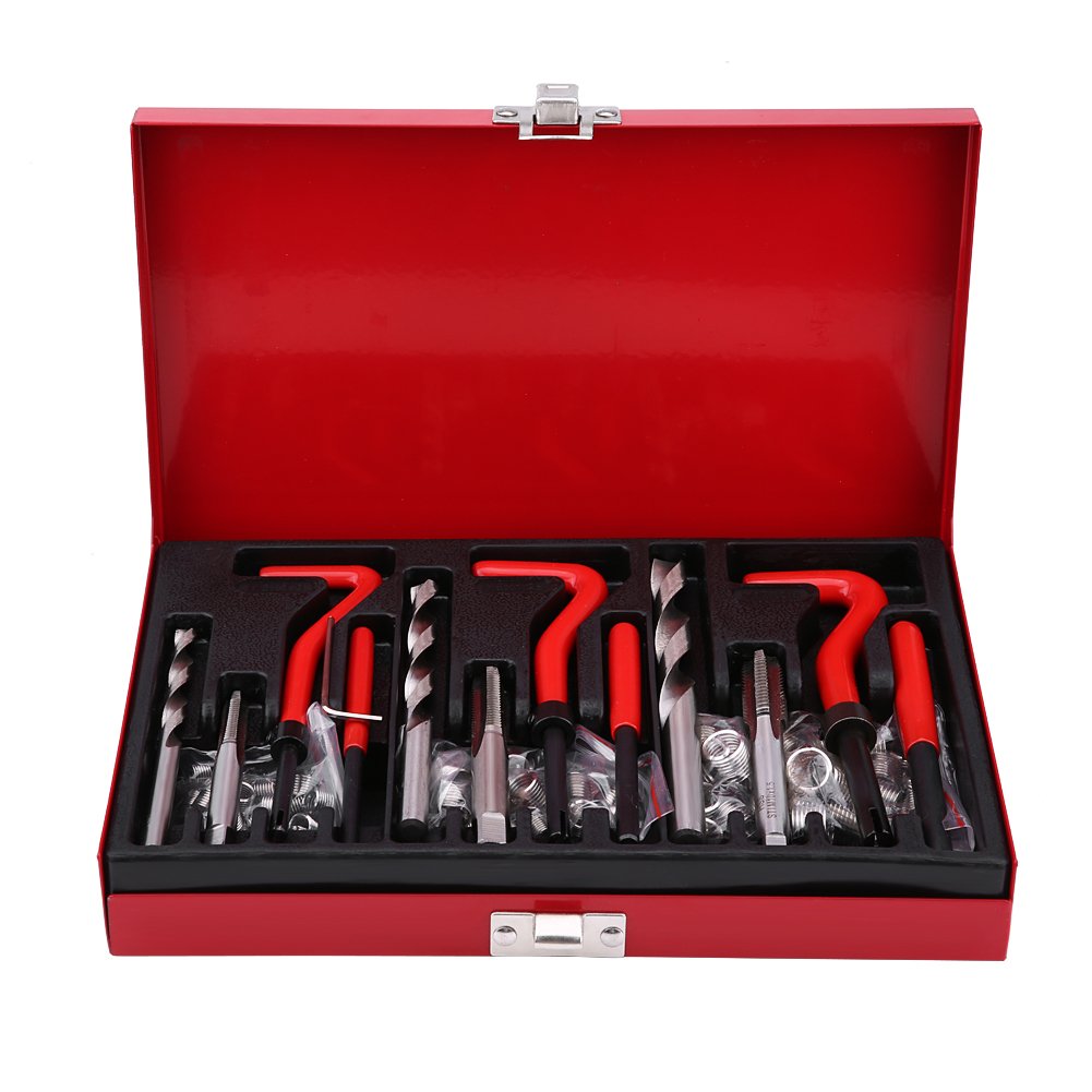 MechKit Fadenreparaturwerkzeugkit 88pcs M6 M8 M10 TAPPRAPER -Einsatz -Set Legierungstahl für Motorreparatur Automobilautomotive MechKit Fadenreparaturwerkzeugkit 88pcs M6 M8 M10 TAPPRAPER -Einsatz -Set Legierungstahl für Motorreparatur Automobilautomotive von MechKit