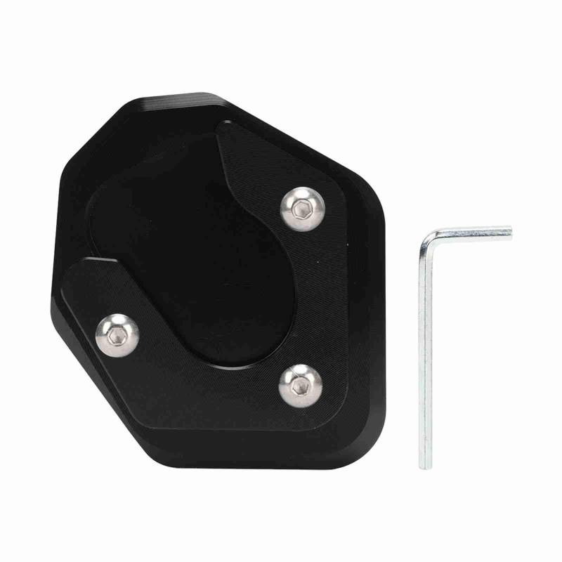 MechKit Motorrad -Kickstand -Vergrößerung 800MT 2020–2023 Seitenständer Erweiterungspad für sicheres Parken (Schwarz) von MechKit
