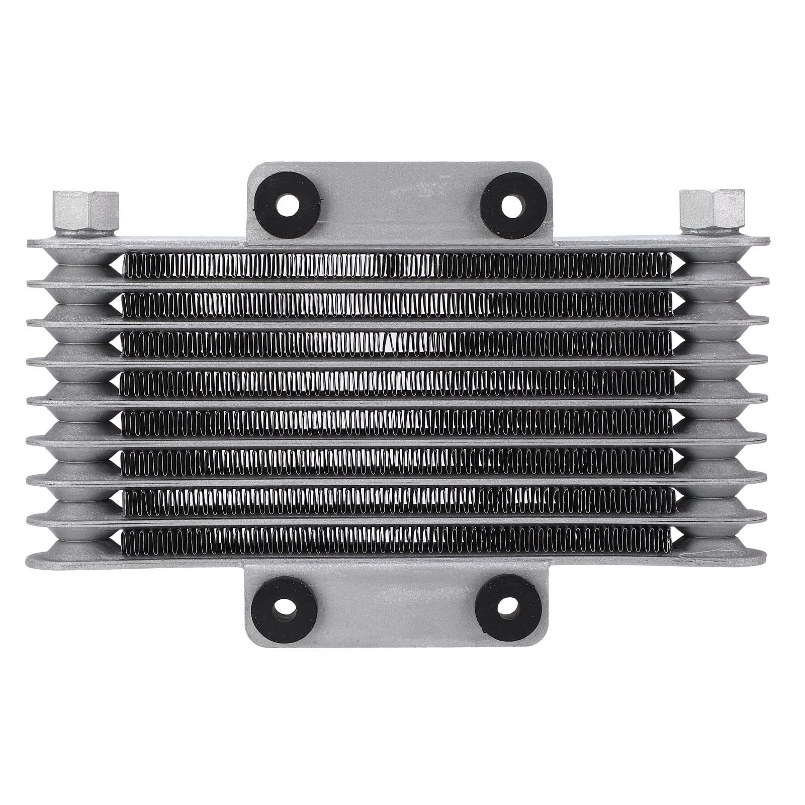 MechKit Motorradöl Kühler 8reihe Silber mit niedrigem Verschleiß starker Kraft GY6 125cc -250cc Motocross ATV von MechKit