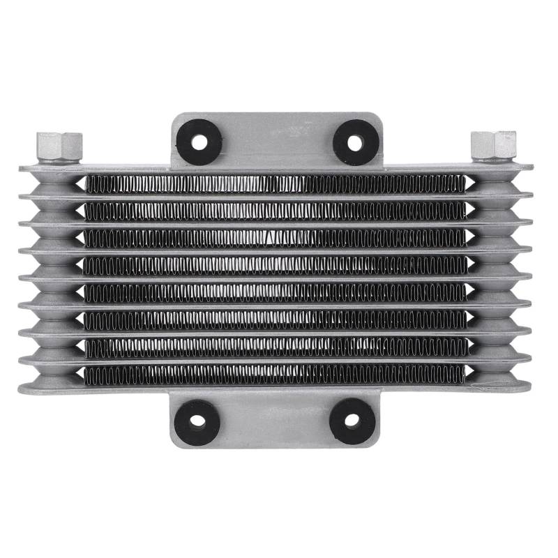 MechKit Motorradöl Kühler 8reihe Silber mit niedrigem Verschleiß starker Kraft GY6 125cc -250cc Motocross ATV von MechKit