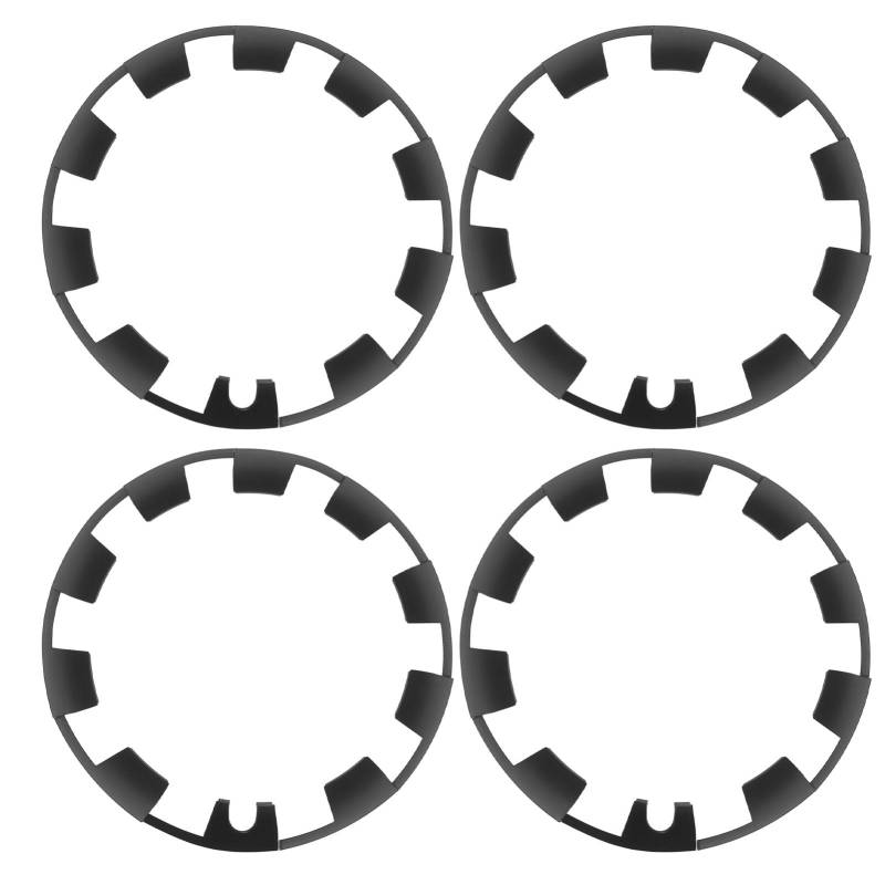 Model Y Hub Cap Patch Matte Schwarze Kratzer -Abziehbilder Ersatz 2021 2023 20in von MechKit