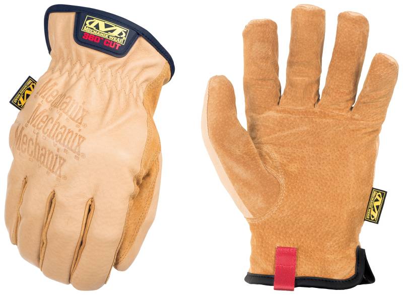 Mechanix Wear Mechanix Herren Durahide Driver F9-360 (X-large, Durahide®-leder) Schnittfeste Lederhandschuhe, Khaki, XL EU von Mechanix Wear