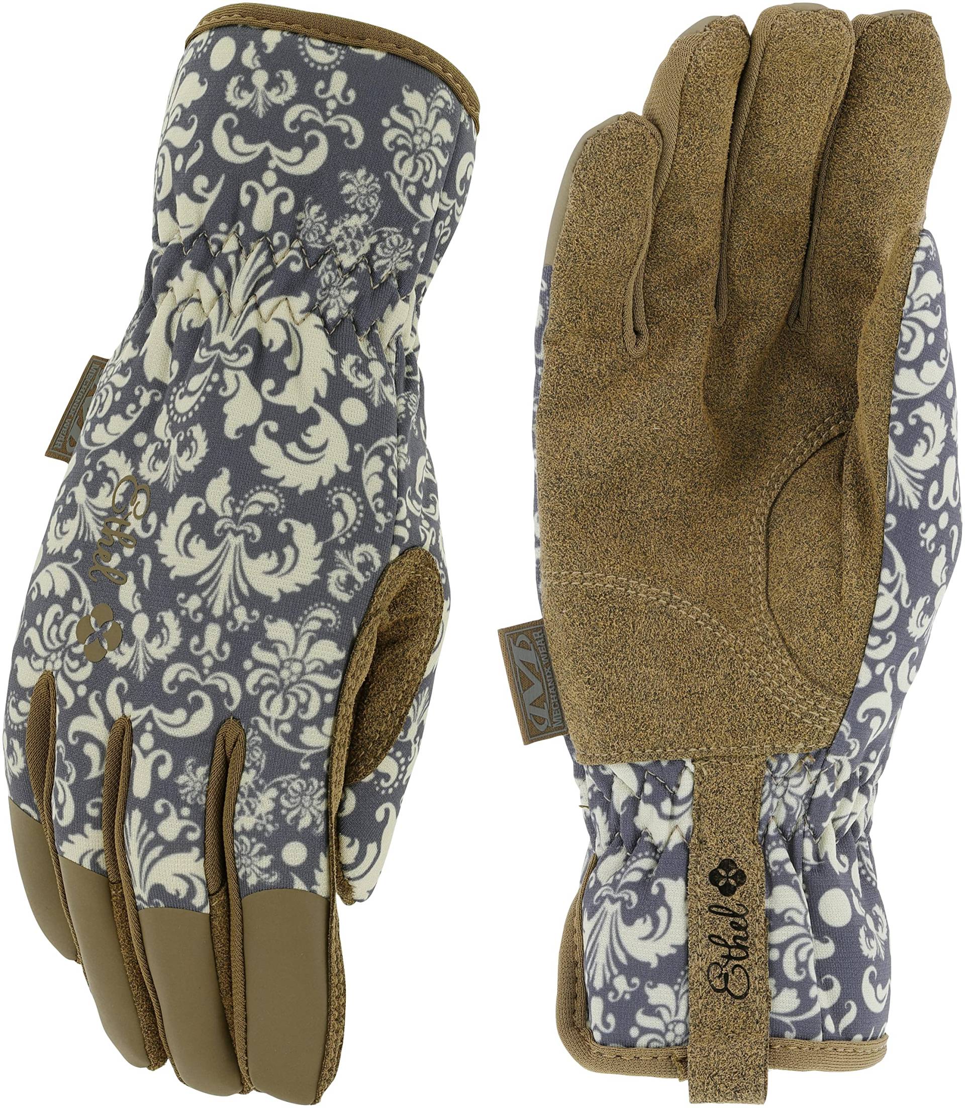 Mechanix Wear Ethel® Garden Utility Jubilee Handschuhe (Small, Blau/Braun) von Mechanix Wear