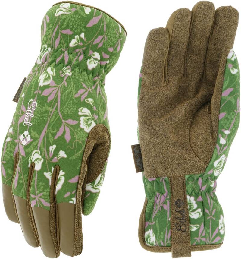 Mechanix Wear Ethel® V&A Sweet Pea Utility Handschuhe (Large, Sweet Pea) von Mechanix Wear
