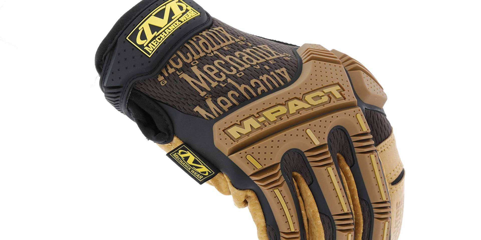Mechanix Wear M-Pact® Leather Handschuhe (Medium, Braun/Schwarz) von Mechanix Wear