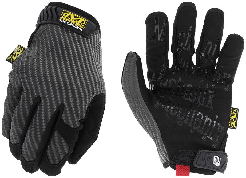 Mechanix Wear Original Carbon Black Edition Handschuhe (Large, Schwarz/Grau) von Mechanix Wear