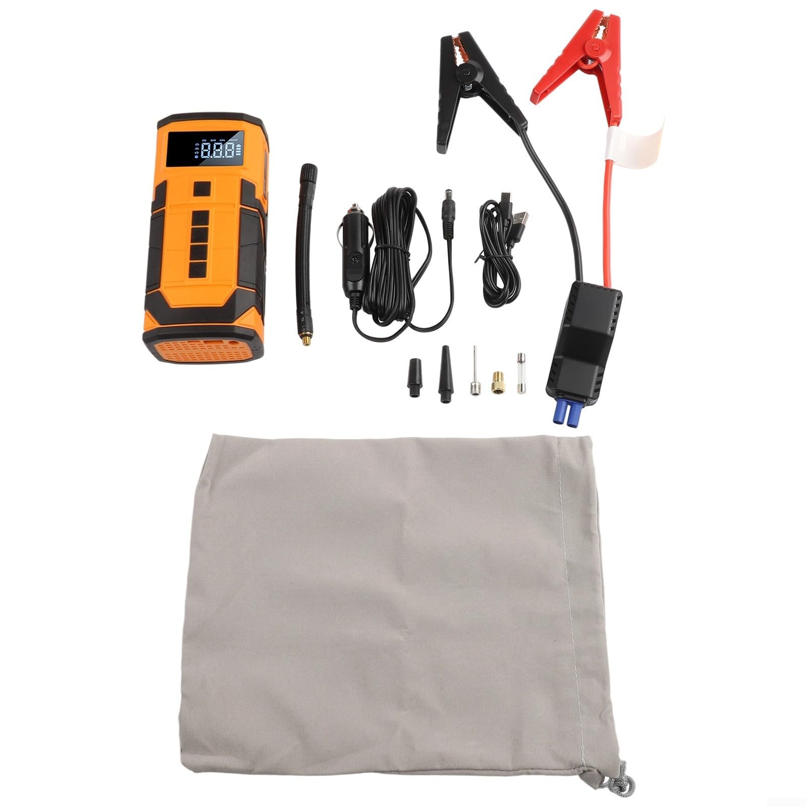 All in One Fahrzeug Starthilfe mit aufblasbarer Luftpumpe für Auto, Motorrad, Fahrrad All in One Fahrzeug Starthilfe mit aufblasbarer Luftpumpe für Auto, Motorrad, Fahrrad von MeevrgR