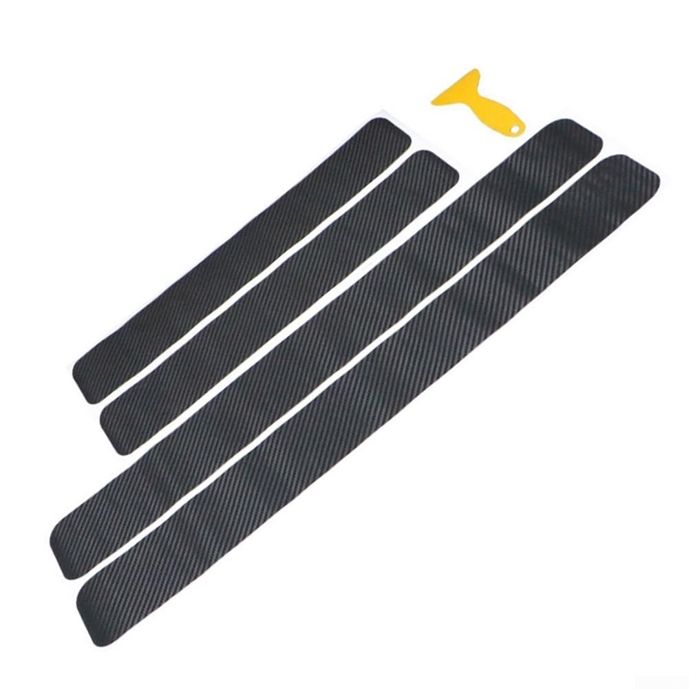 Auto Einstiegsleisten Schutz Kohlefaser Scuff Abdeckungen für Vorder- und Hintertüren, einfache Installation Auto Einstiegsleisten Schutz Kohlefaser Scuff Abdeckungen für Vorder- und Hintertüren, einfache Installation von MeevrgR