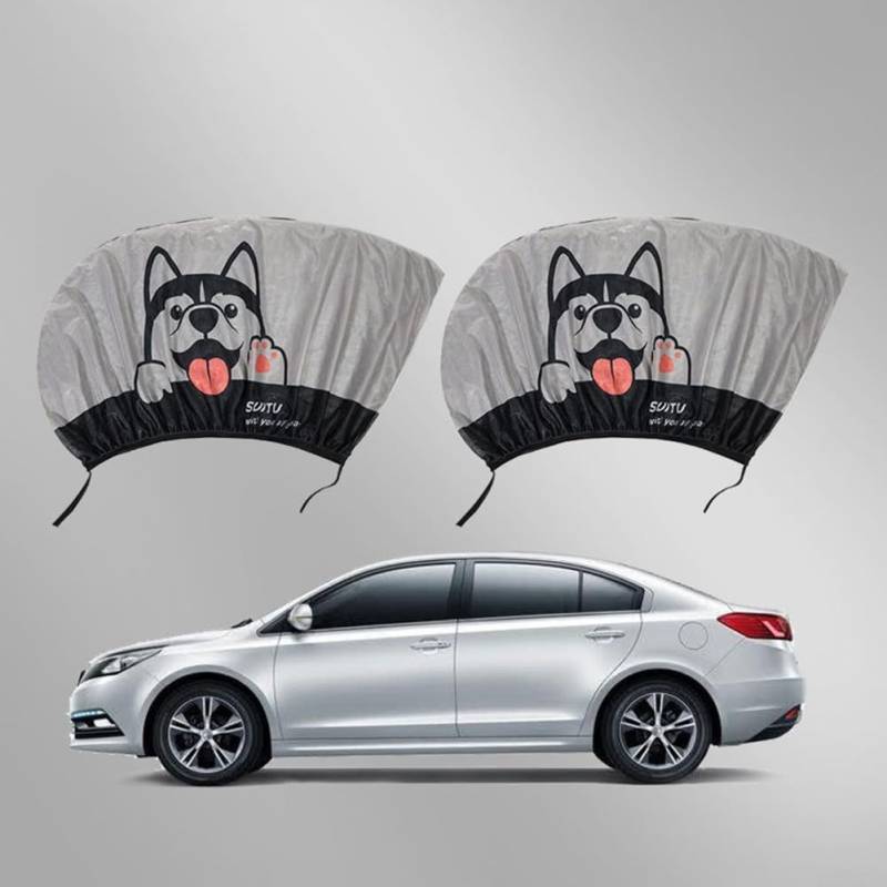 Auto-Sonnenschutz, 2 Stück, automatisches Netz für verbesserten Komfort und Temperaturkontrolle (vorne (1 Paar)) von MeevrgR