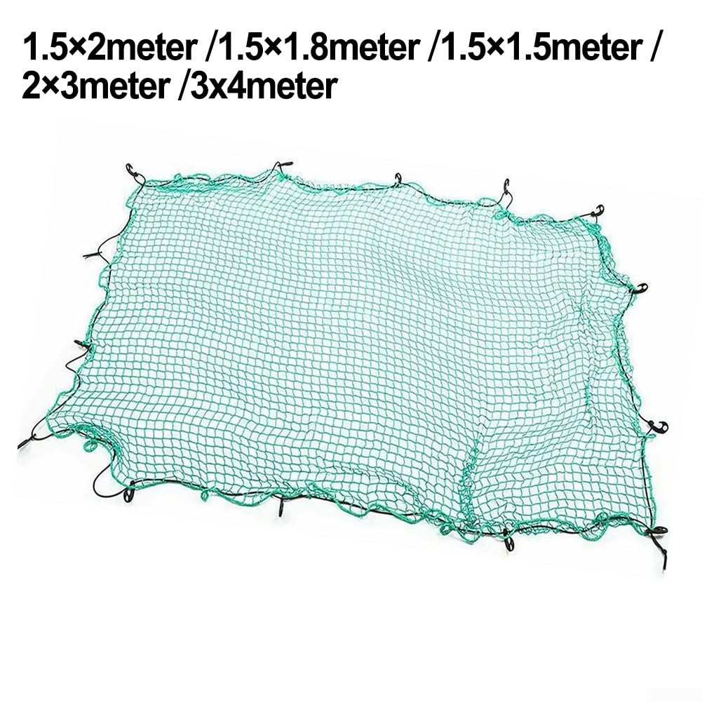 Elastisches Gepäcknetz für LKW und Anhänger, robustes Netz für sicheren Ladungsschutz (1,5 x 1,5 m) von MeevrgR