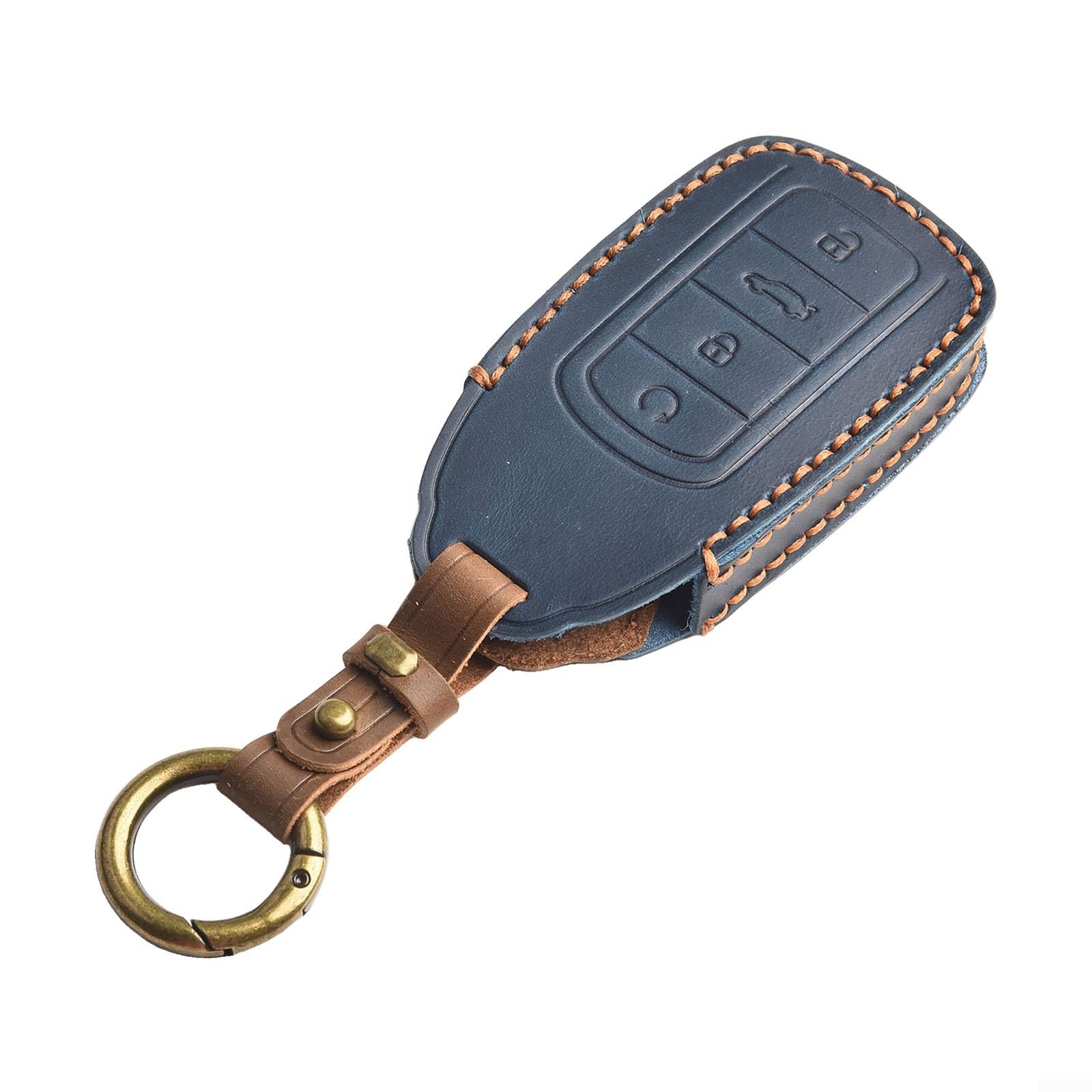 Für Chery 5 Schlüsselanhänger aus Leder, Stoßdämpfung und Anti-Drop-Design für zuverlässige Schlüsselsicherheit Für Chery 5 Schlüsselanhänger aus Leder, Stoßdämpfung und Anti-Drop-Design für zuverlässige Schlüsselsicherheit von MeevrgR