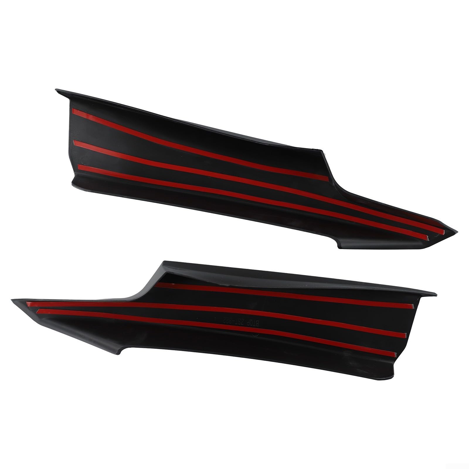 Hoher Schutz Frontlippe Spoiler für BMW F30 M Sport Modelle, kein Zuschneiden nötig (Schwarz) von MeevrgR