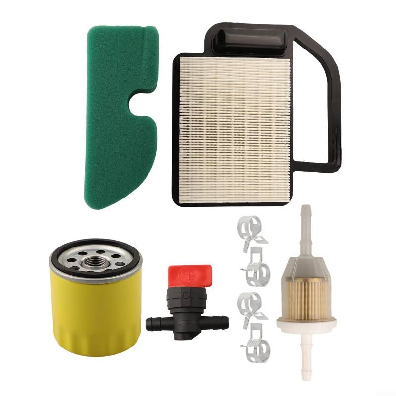 Rasenmäher-Service-Kit Komplett-Set von Filtern inklusive Luft und Öl für eine effektive Wartung von MeevrgR