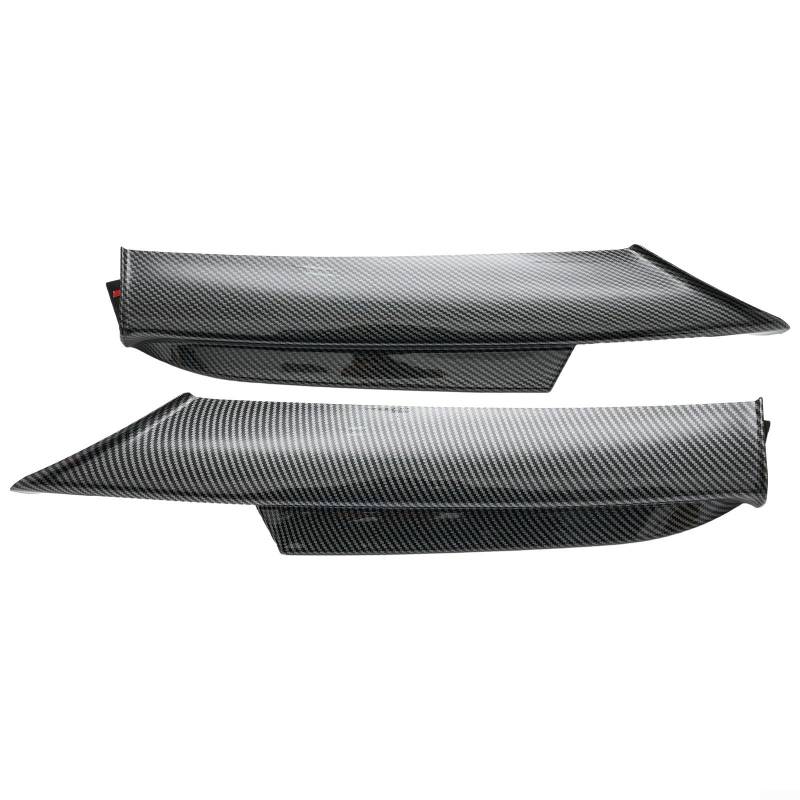 Set mit 2 Frontstoßstangen-Splitterklappen für BMW E90 E91 3er 320i 330i 2005 2008 (Kohlefaser) von MeevrgR