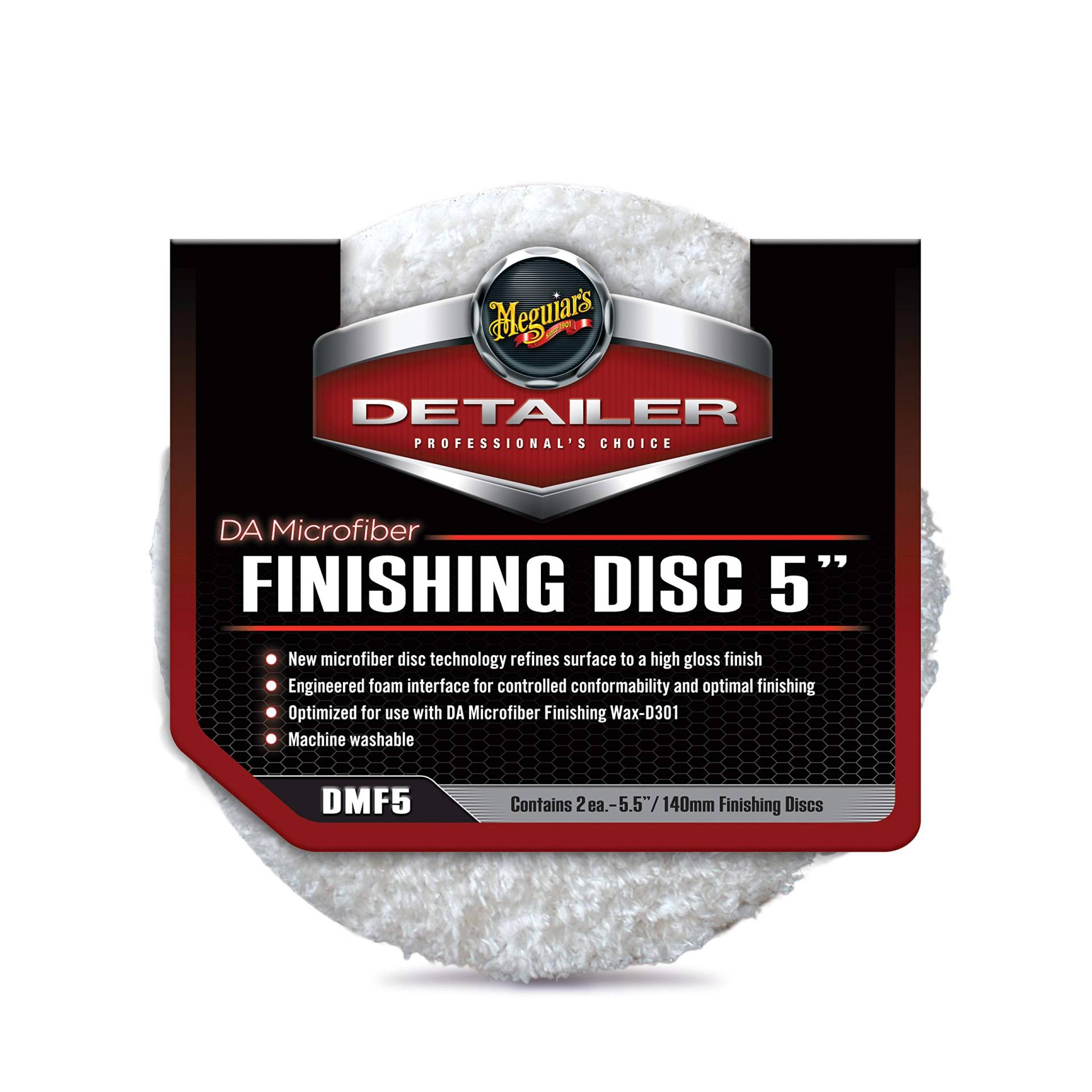 Meguiar's DMF5 DA Microfiber Finishing Disc 5" 140mm Mikrofaseraufsatz (2er Pack) von Meguiar's