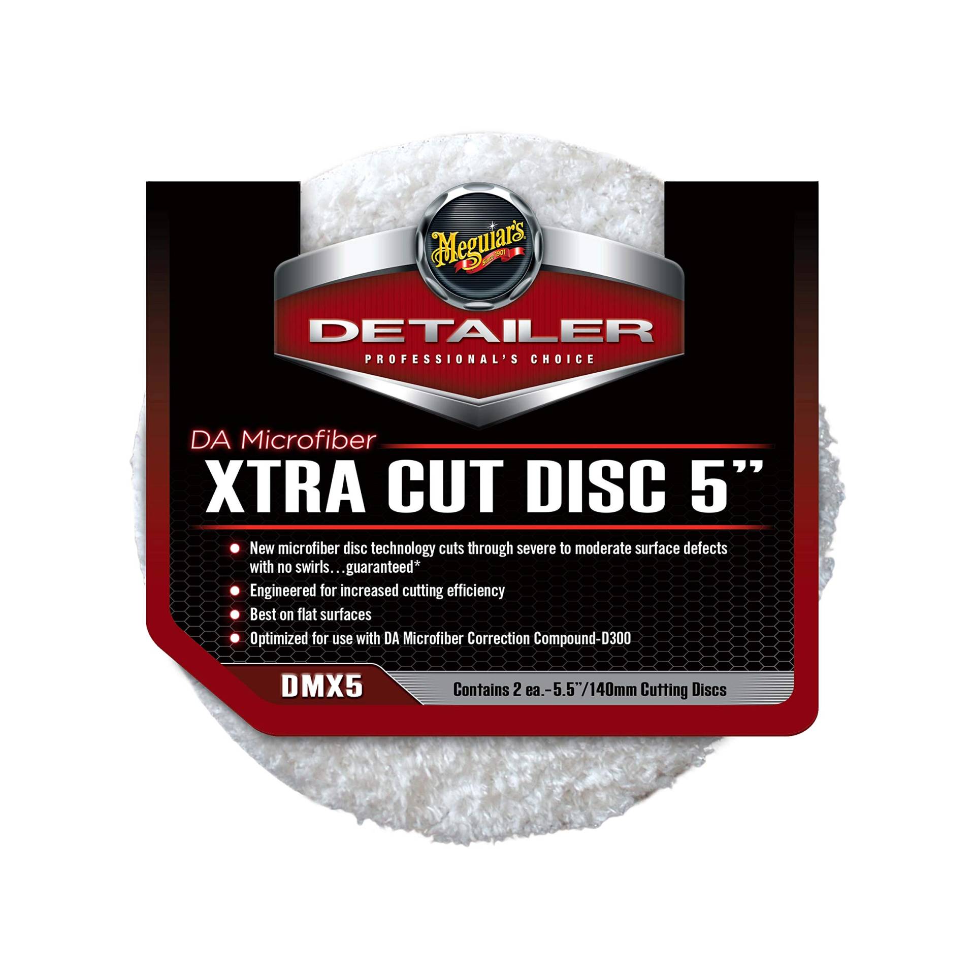 Meguiar's DMX5 DA Microfiber Extra Cut Pad 5" 140mm Mikrofaseraufsatz (2er Pack) von Meguiar's