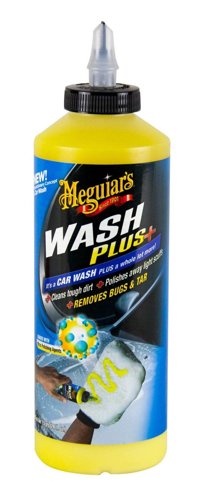 Meguiar's G25024EU Wash Plus+ Autoshampoo, 709ml von Meguiar's