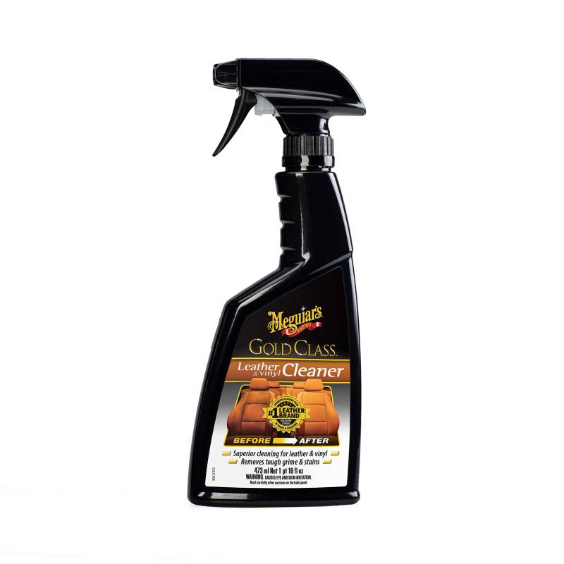 Meguiar's G18516EU Gold Class Leather & Vinyl Cleaner Lederreiniger, 473 ml von Meguiar's