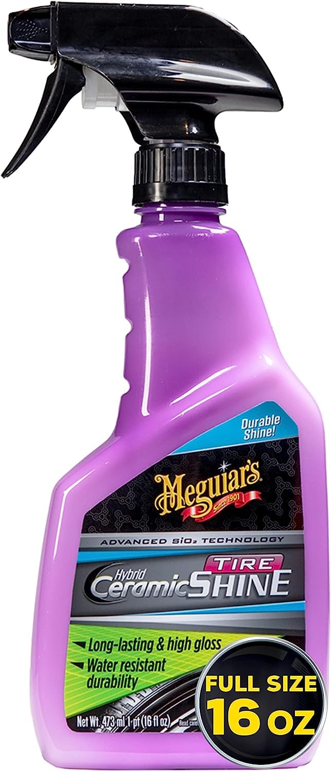 Meguiar's G230416EU Hybrid Ceramic Tyre Shine, 473ml, Reifenglanz Meguiar's G230416EU Hybrid Ceramic Tyre Shine, 473ml, Reifenglanz von Meguiar's