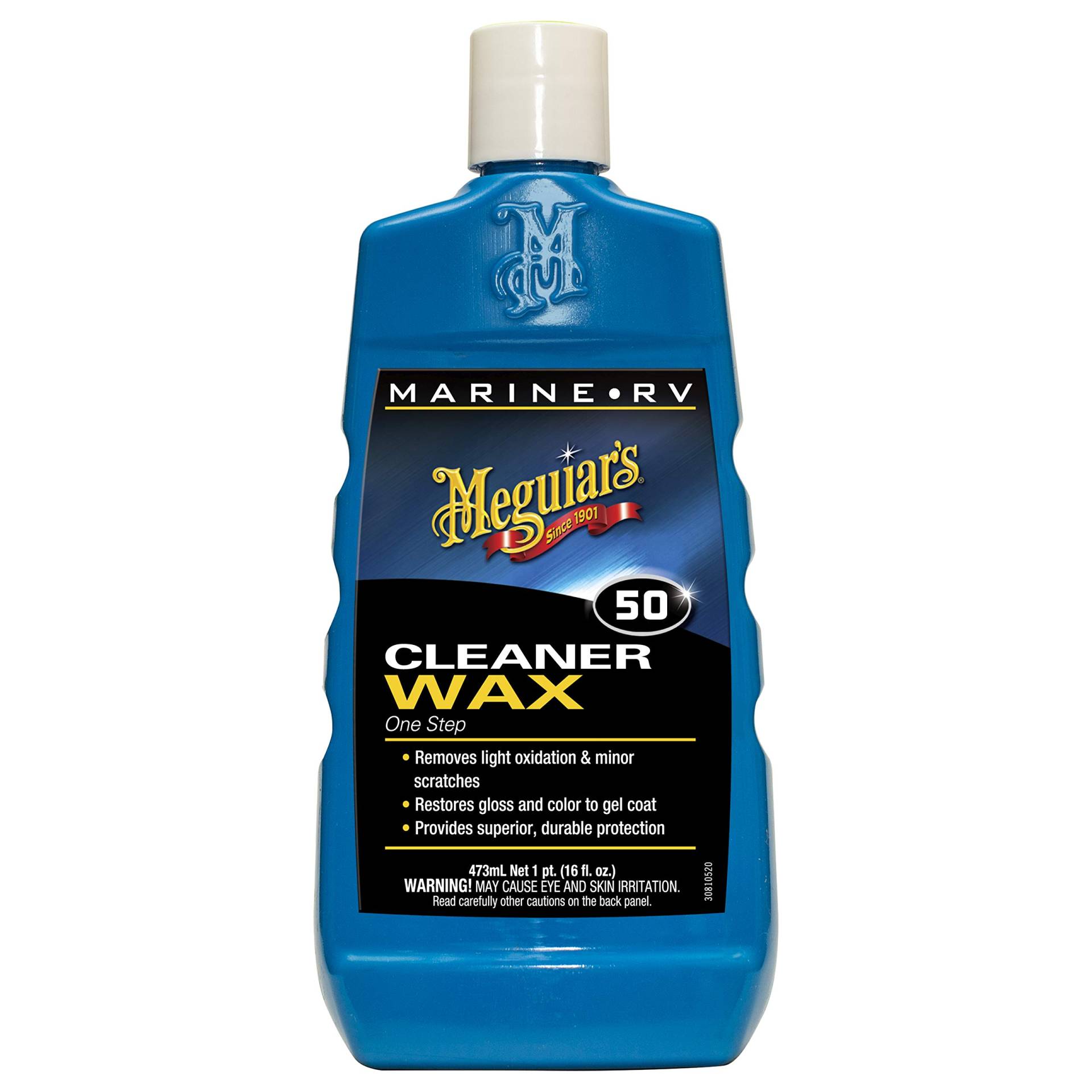 Meguiar's M5016 Marine RV Cleaner Wax One Step liquid Wachs, 473ml von Meguiar's