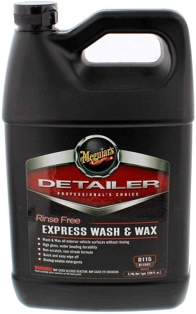 Meguiar's D11501 Detailer Rinse Free Express Wash und Wax , 3.78L von Meguiar's