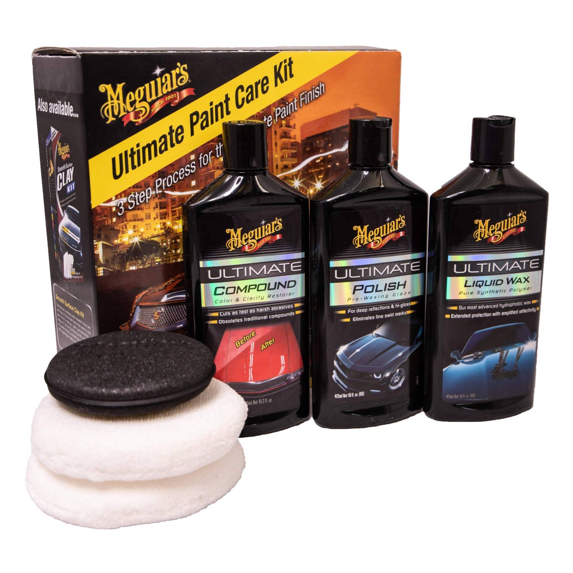 Meguiar's ULTPCKITEU Ultimate Paint Care Kit, Lackaufbereitungsset von Meguiar's