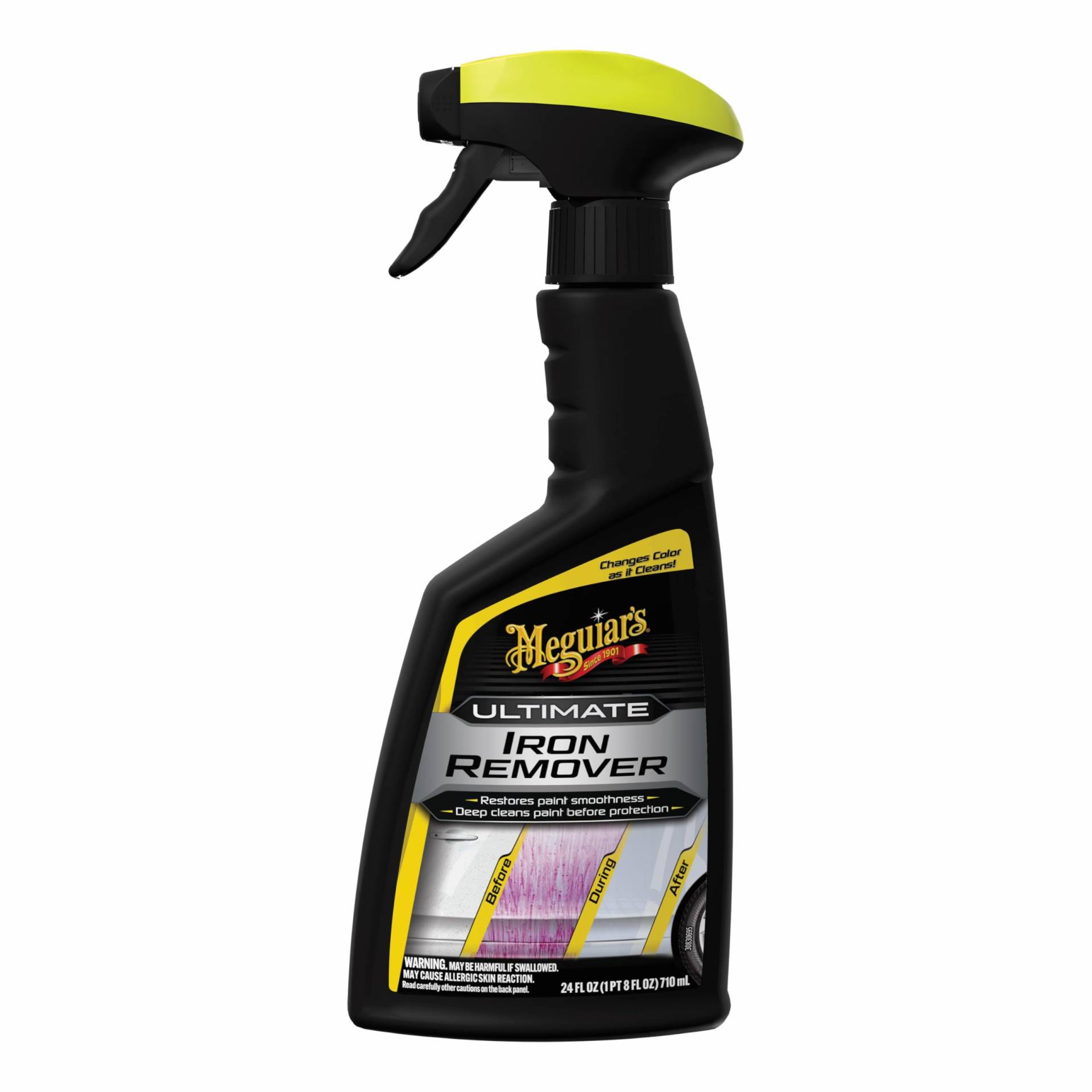 Meguiar’s G250524EU Ultimate Iron Remover - Eisenentferner - Entfernt eingebettete Eisenpartikel und Industrieablagerungen von Lack, Glas und Chrom - maximiert Glanz und Klarheit - pH-neutral - 710ml Meguiar’s G250524EU Ultimate Iron Remover - Eisenentferner - Entfernt eingebettete Eisenpartikel und Industrieablagerungen von Lack, Glas und Chrom - maximiert Glanz und Klarheit - pH-neutral - 710ml von Meguiar's