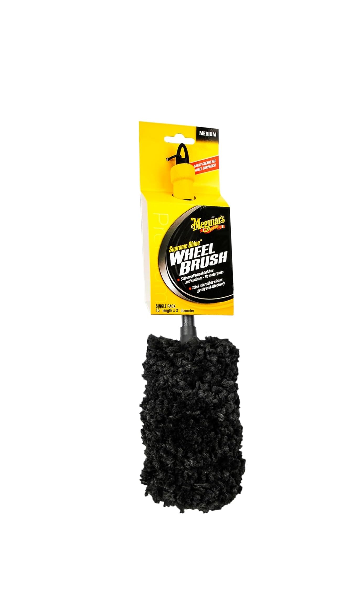 Meguiar's X1902EU Supreme Wheel Brush - Felgenbürste, Medium von Meguiar's