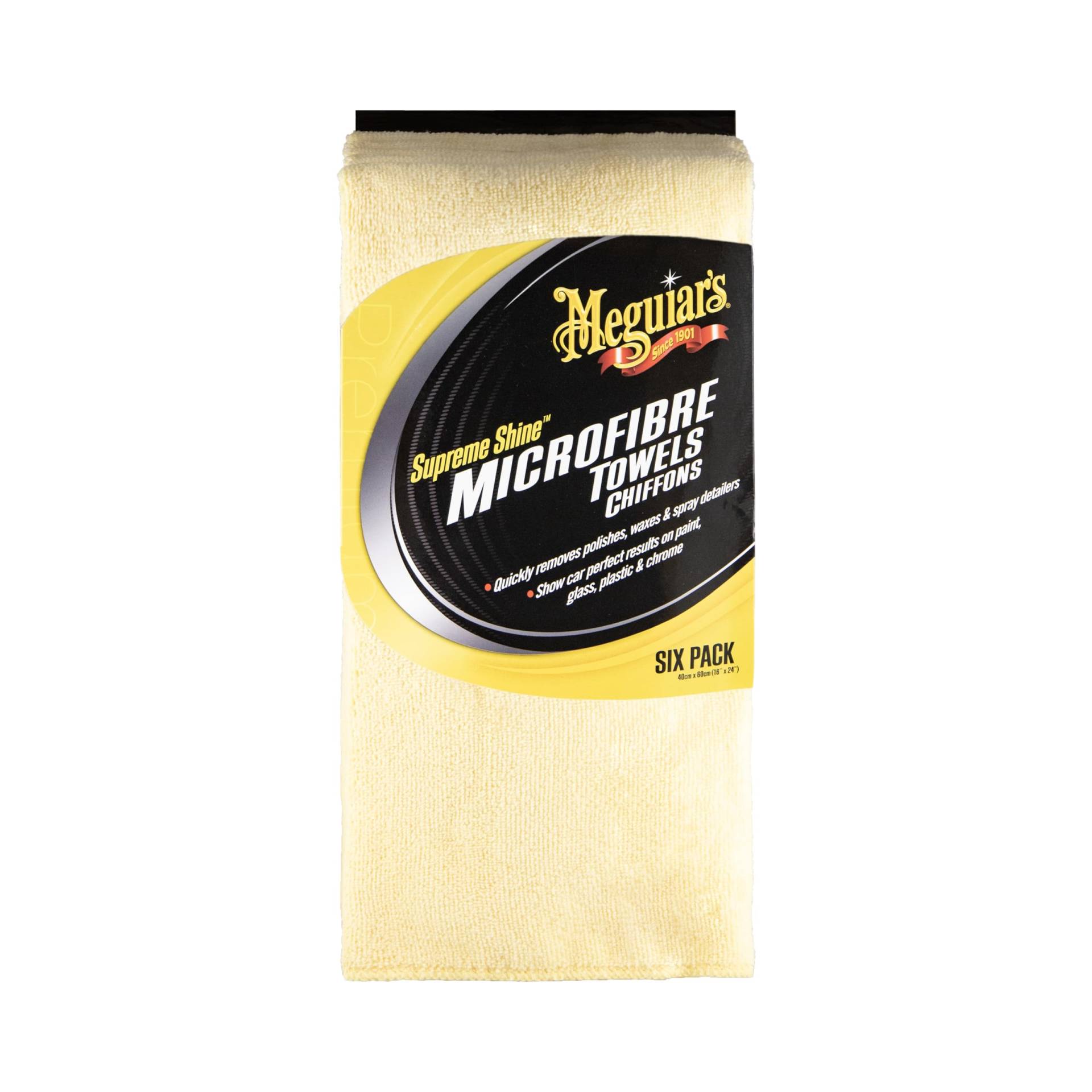 Meguiar's X2035EU Supreme Shine Microfiber Mikrofasertücher 6er-Pack von Meguiar's