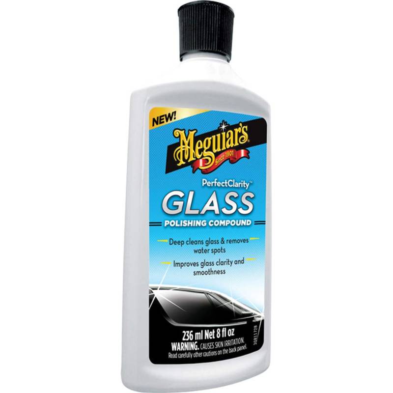 Meguiar's G8408EU Perfect Clarity Glass Polishing Compound Glaspolitur Glastiefenreiniger, 236ml von Meguiar's