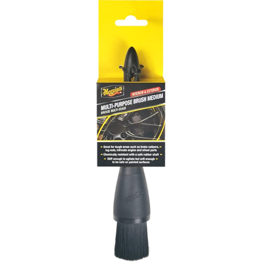 Meguiar's X210500EU Multi-Purpose Brush Medium, Mehrzweckbürste Autopflege von Meguiar's