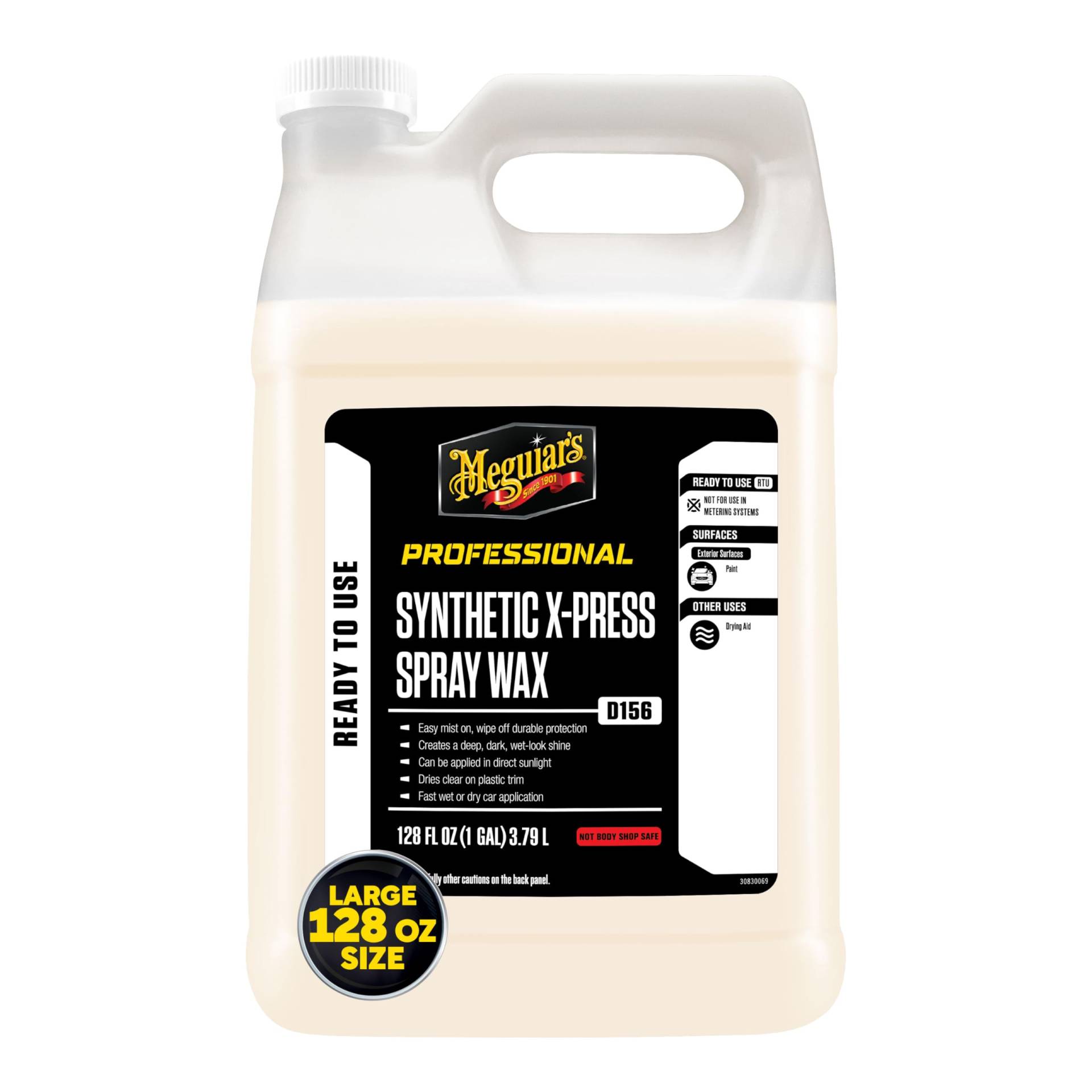 Meguiar's D15601 Detailer Synthetic X-Press Spray Wax Sprühwachs, 3.78L von Meguiar's