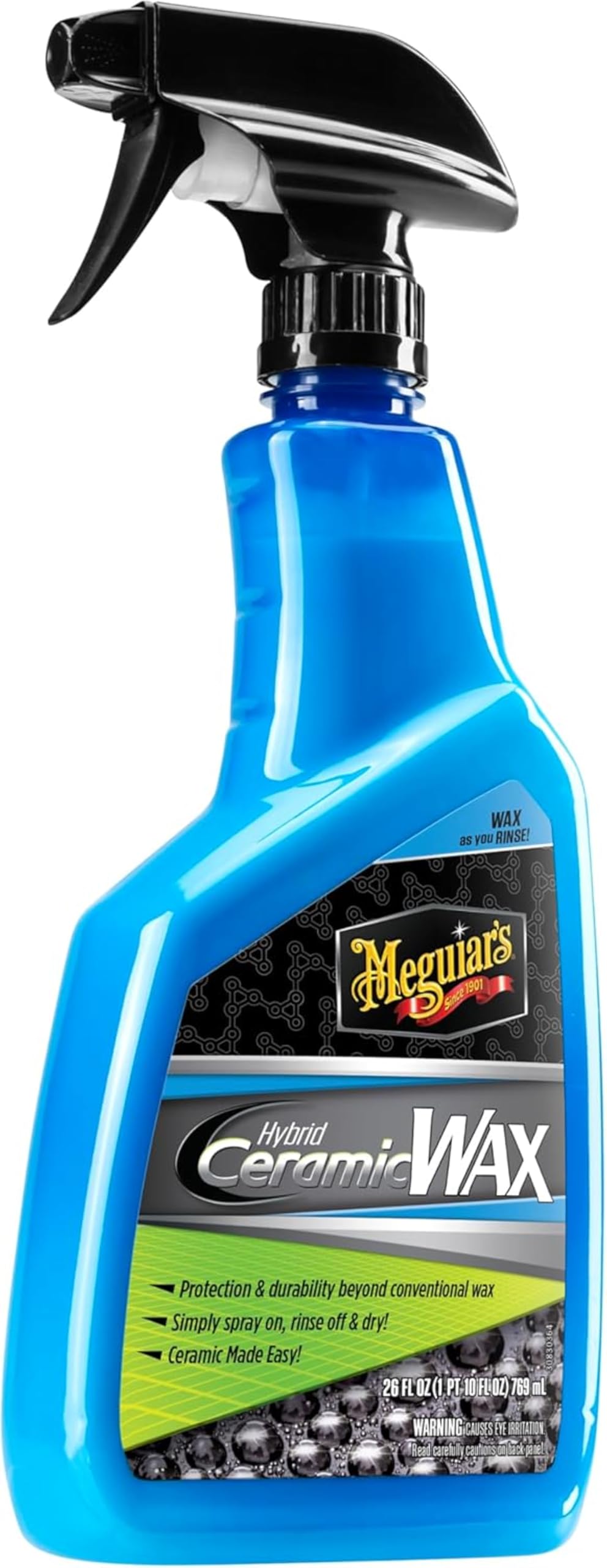 Meguiar's G190526EU Hybrid Ceramic Spray Wax Keramik Sprühwachs - Autopflege - Autowachs - Keramik Versiegelung - 768ml von Meguiar's