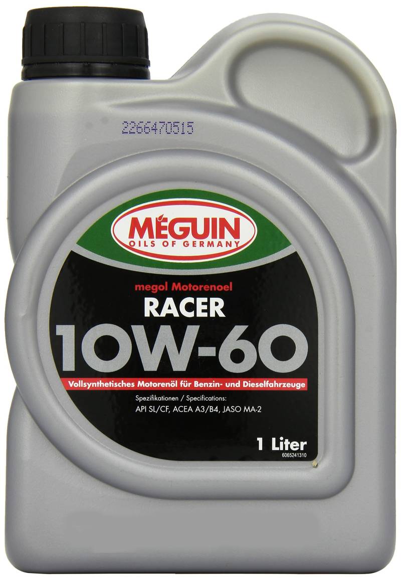 Meguin 6524 Megol Motorenöl Racer 10W60, 1 L von Meguin