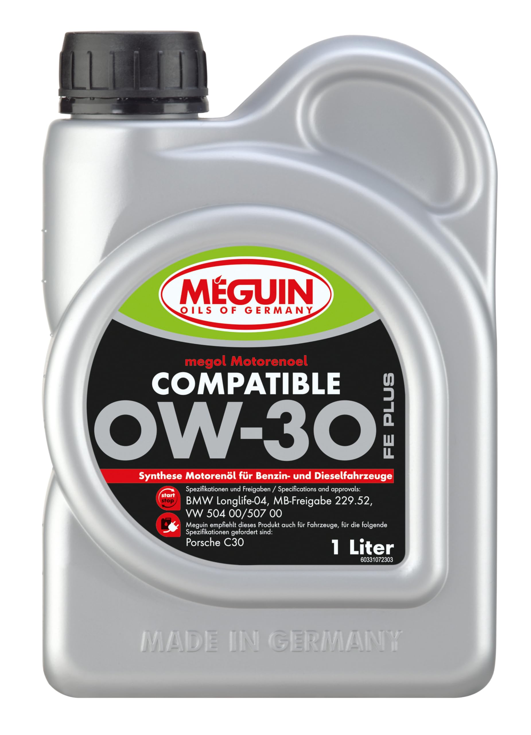 Meguin megol Motorenöl Compatible SAE 0W-30 FE Plus | 1L | Motoröle | Art.-Nr.: 33107 Meguin megol Motorenöl Compatible SAE 0W-30 FE Plus | 1L | Motoröle | Art.-Nr.: 33107 von Meguin