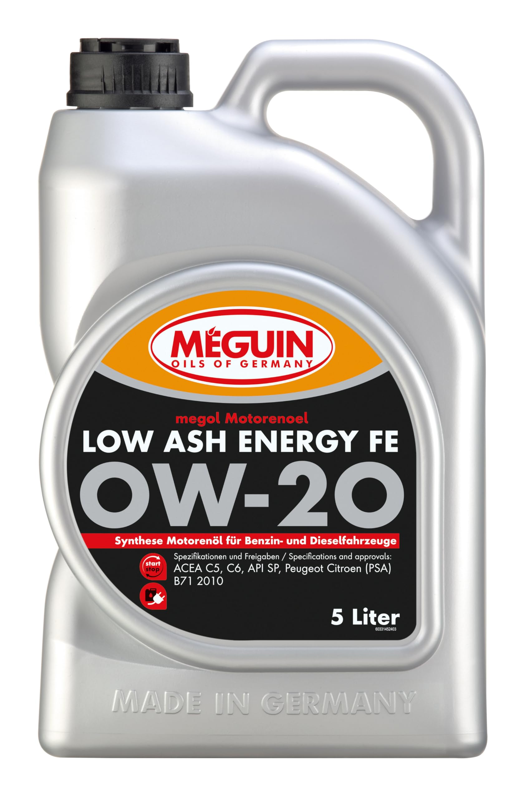 megol Motorenöl Low Ash Energy FE SAE 0W-20 | 5L | Motoröle | Art.-Nr.: 33145 megol Motorenöl Low Ash Energy FE SAE 0W-20 | 5L | Motoröle | Art.-Nr.: 33145 von Meguin